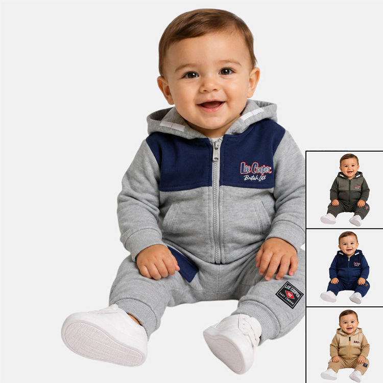 Picture of LCN286 BOYS LEE COOPER THERMAL FLEECE TWO PIECE TRACKSUIT